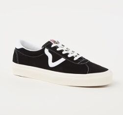 VANS Anaheim Factory Style 73 Dx sneaker van suède met leren details - Zwart