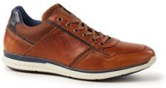 Dune London Tynecastle sneaker van leer - Bruin