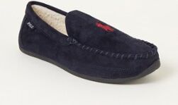 Ralph Lauren Declan pantoffel met logoborduring - Indigo