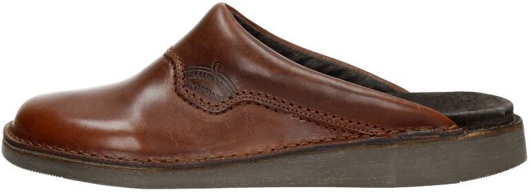 The New Shoecompany - Heren Muilen  - Donkerbruin - Size: 39 - male