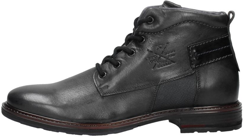 Sub55 - Heren Veterschoenen  - Donkergrijs - Size: 43 - male