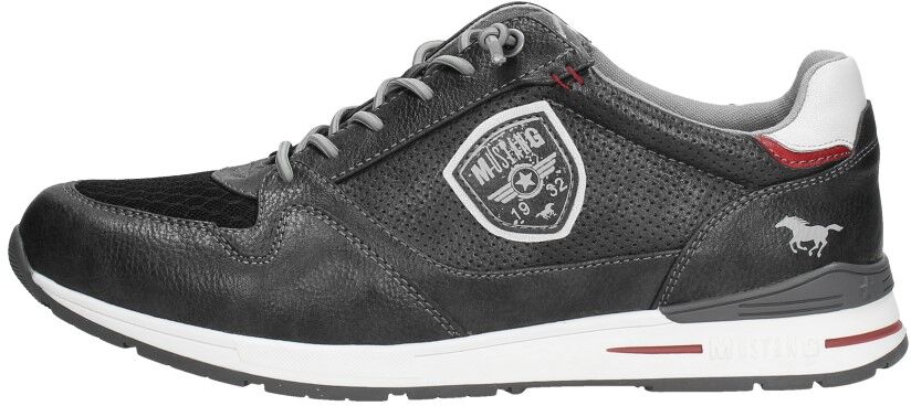 Mustang - Heren Sneakers  - Donkergrijs - Size: 46 - male