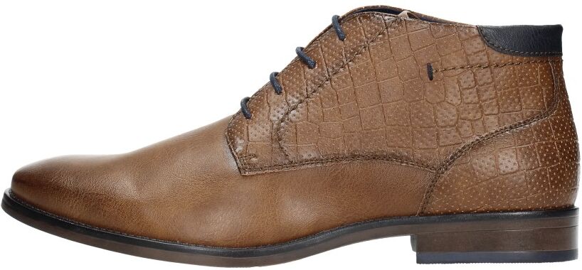 Sub55 - Heren Veterschoenen  - Cognac - Size: 45 - male