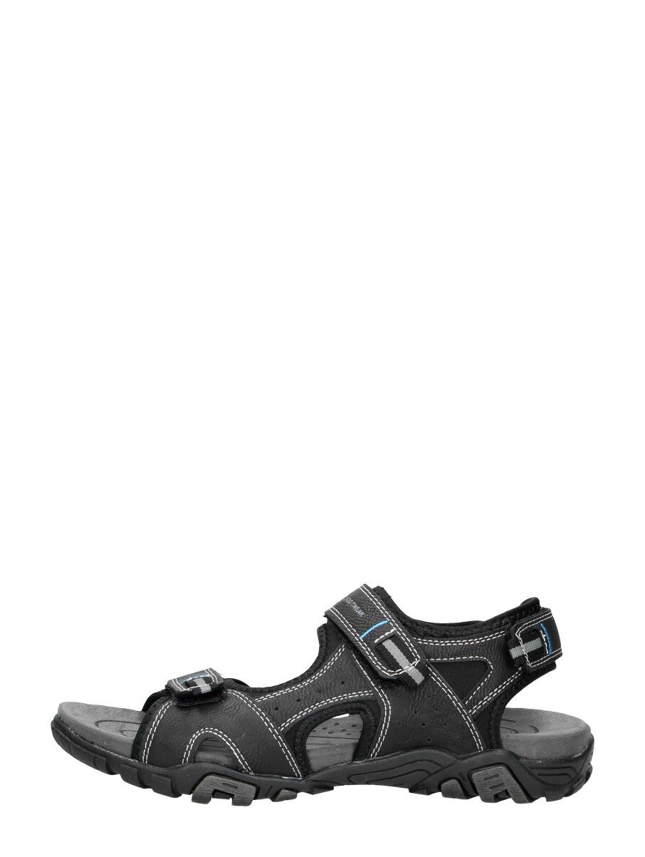 Bm - Heren Sandalen  - Zwart - Size: 45 - male