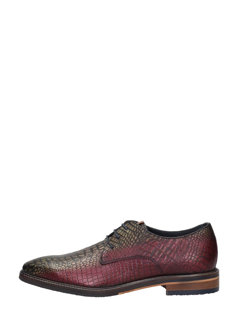 Sub55 - Herenschoenen Gekleed  - Rood - Size: 46 - male