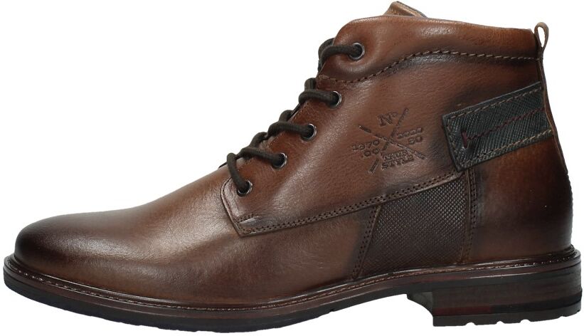 Sub55 - Heren Veterschoenen  - Cognac - Size: 47 - male