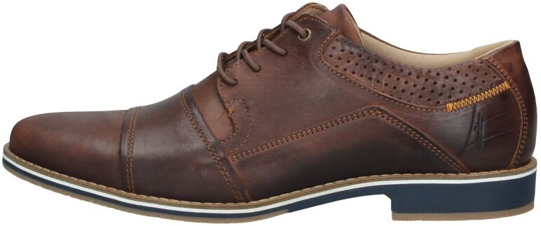 Visions - Heren Veterschoenen  - Cognac - Size: 45 - male