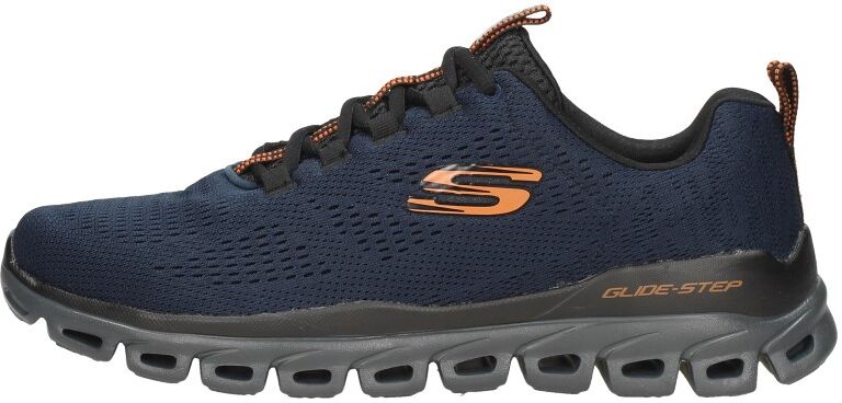 Skechers - Glide-step - Fasten Up  - Blauw - Size: 41 - male