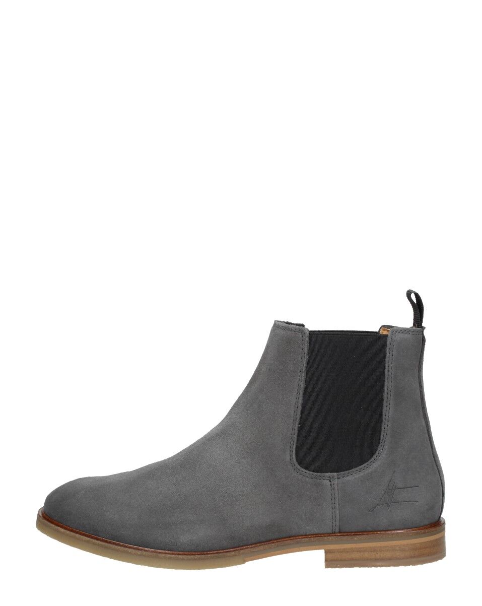 Sub55 - Heren Chelsea Boots  - Donkergrijs - Size: 43 - male