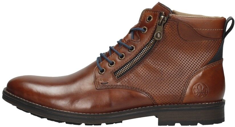 Rieker - Heren Veterschoenen  - Cognac - Size: 44 - male