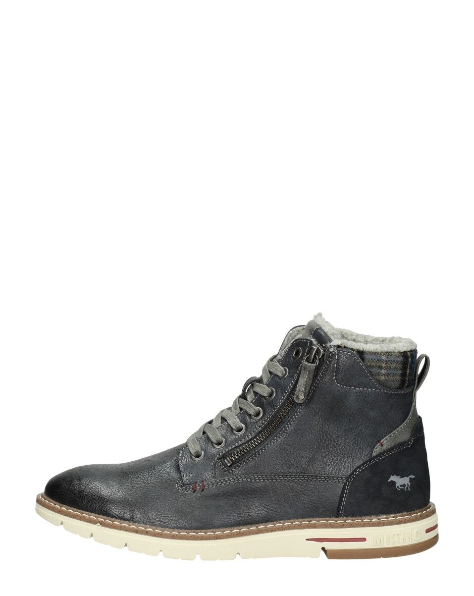 Mustang - Heren Veterschoenen  - Blauw - Size: 46 - male