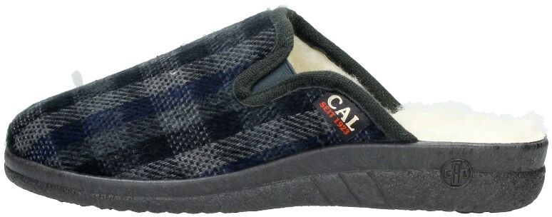 Cal - Heren Pantoffels  - Donkergrijs - Size: 41 - male