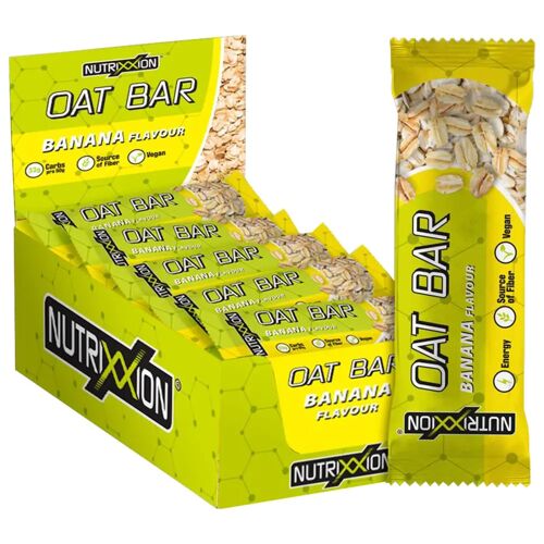 NUTRIXXION Energy Bar Oat Banana 20 Stuk/doos reep, Energierepen, Prestatievoedi male