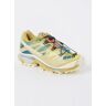 Salomon XT-4 OG Aurora Borealis sneaker met mesh details - Mosterd