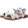 Porronet Platte witte sandalen – leer, Wit, 38 EU