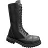 Mil-Tec Invader 14 gaten laarzen laarzen zwart stalen neus lederen schoenen Ranger, Invader., 36 EU