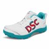 DSC Beamer X Professional Cricket Shoes for Men   Toe and Heel Protection   Supersoft and Flexibility   Rubber Outsole   Durability   Lightweight Outsole (Dark Cyan, Size: EU 39, UK 5, US 6)