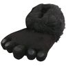 Tierhausschuhe Hausschuhe Big Foot, Schwarz, 47/48, TH-BFOOTB