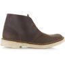 Clarks Desert Boot Bruin Leer Casual veterschoenen Heren Bruin 46 Heren