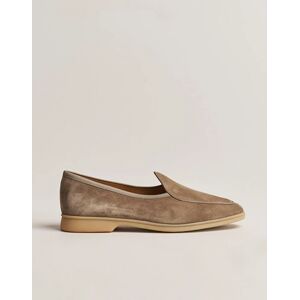 Baudoin & Lange Stride Loafers Taupe Suede