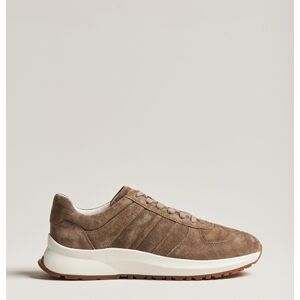 Bally Darsyl Suede Running Sneaker Deep Sepia