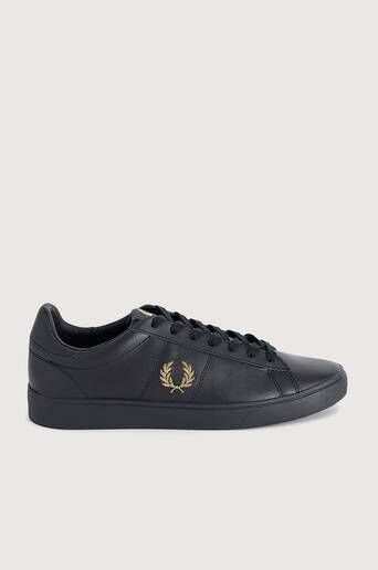 Fred Perry Sneakers Spencer Leather Svart  Male Svart