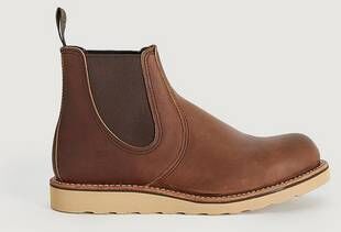 Red Wing Shoes Boots 3190 Classic Chelsea Brun  Male Brun