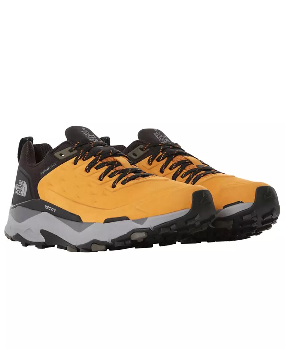 The North Face M Vectiv Exploris Futurelight Leather - Sko - Citrine Yellow/Black - 40.5