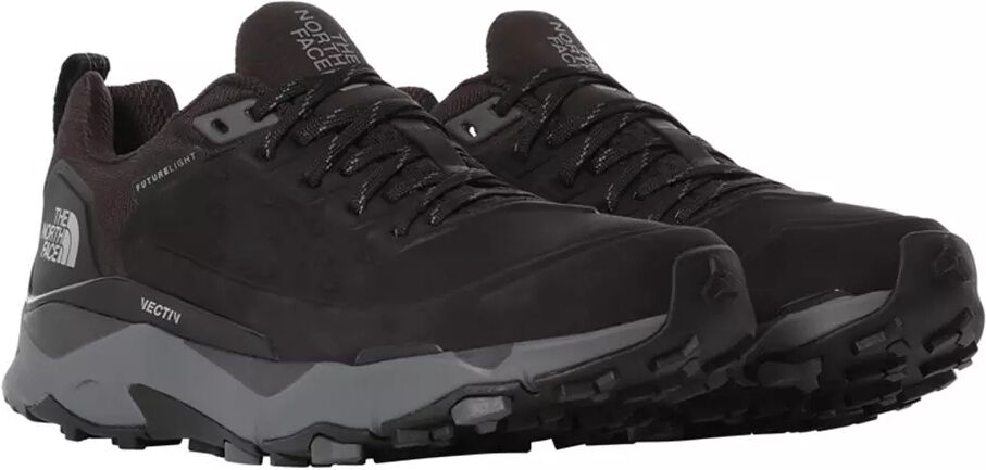 The North Face M Vectiv Exploris Futurelight Leather - Sko - Black/Zinc Grey - 41