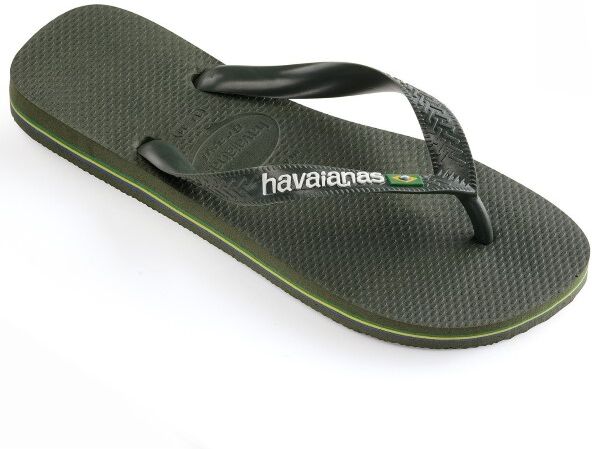 Havaianas Brasil Logo - Olive