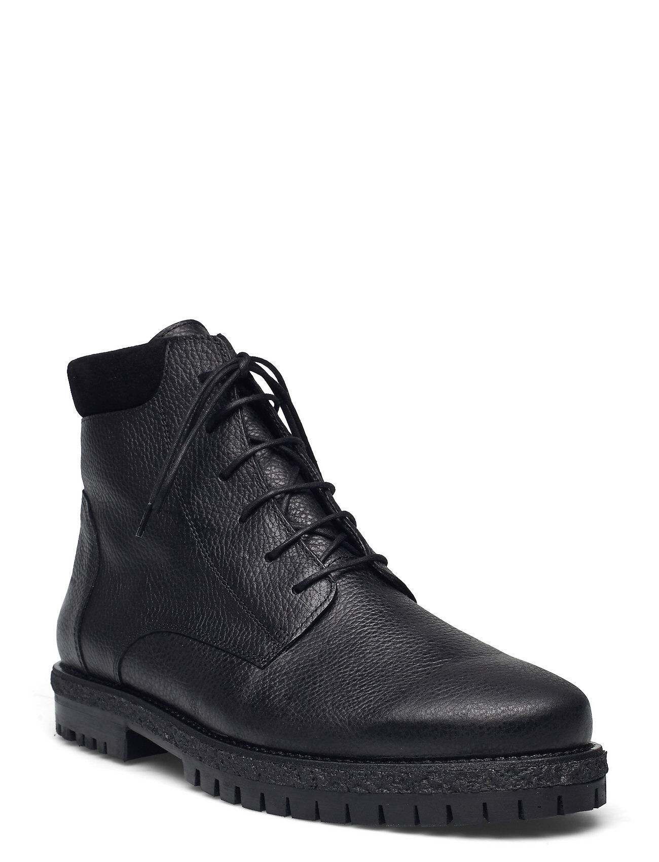 ANGULUS Boots - Flat - With Laces Shoes Boots Winter Boots Svart ANGULUS
