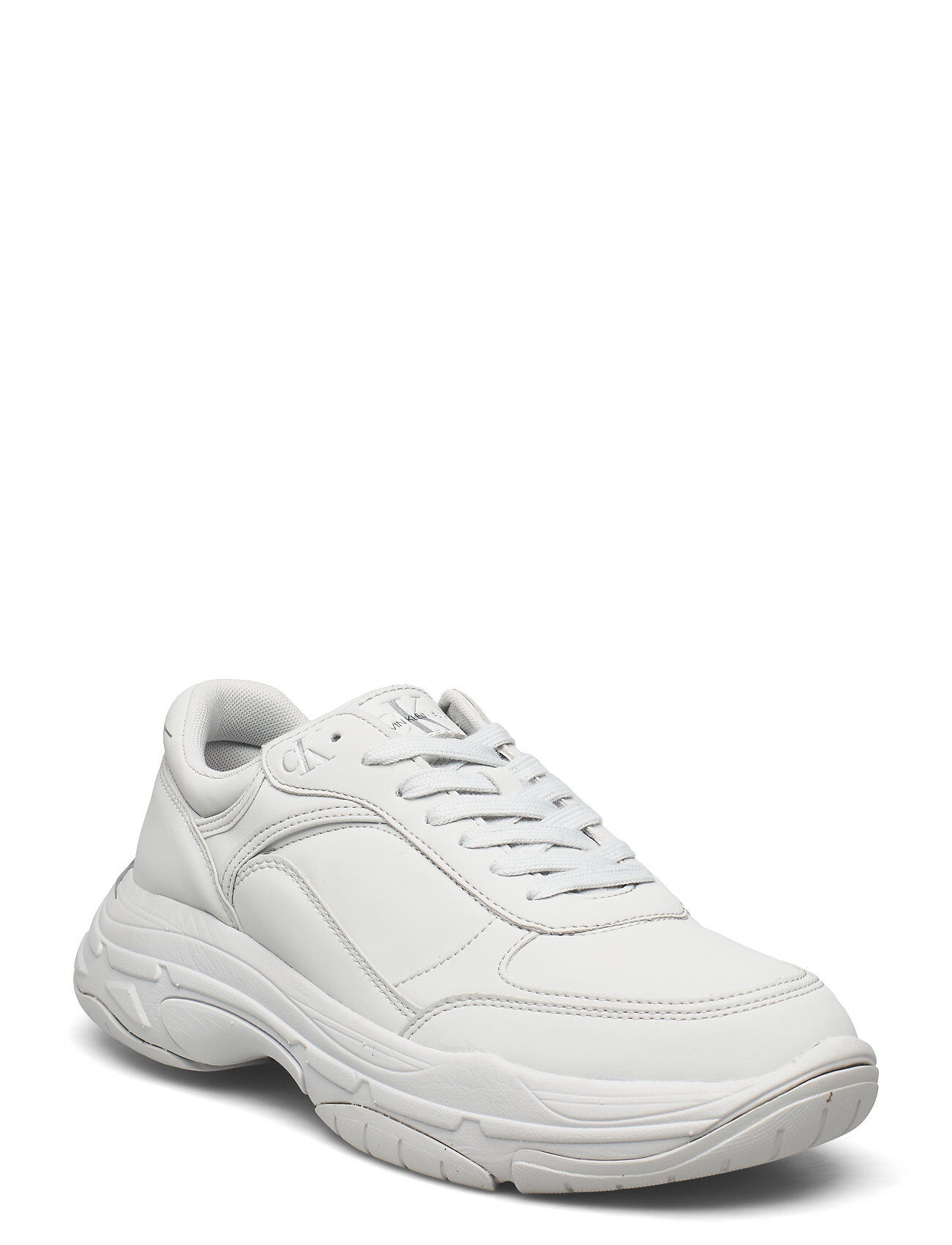 Calvin Chunky Laceup Sneaker Lave Sneakers Hvit Calvin Klein