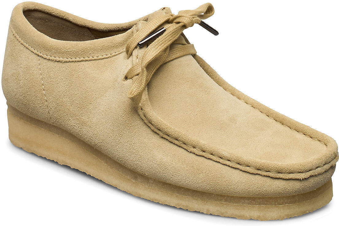 Clarks Originals Wallabee Maple Suede, G, 6+ Semskede Boots Snøresko Beige Clarks Originals