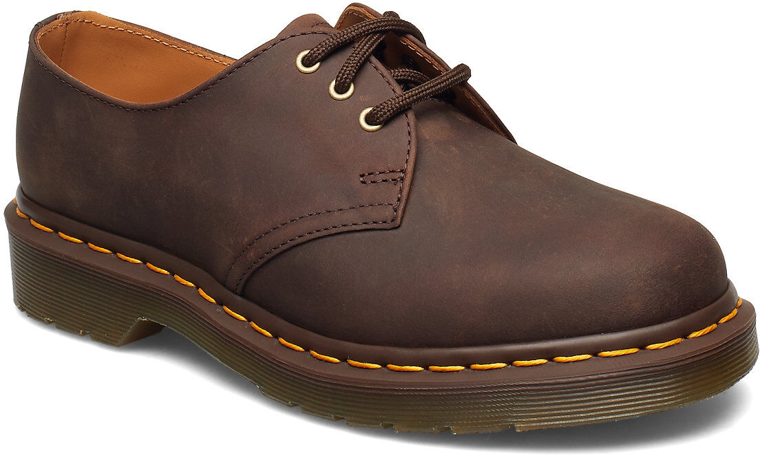 Dr. Martens 1461 Black Smooth Shoes Business Laced Shoes Brun Dr. Martens