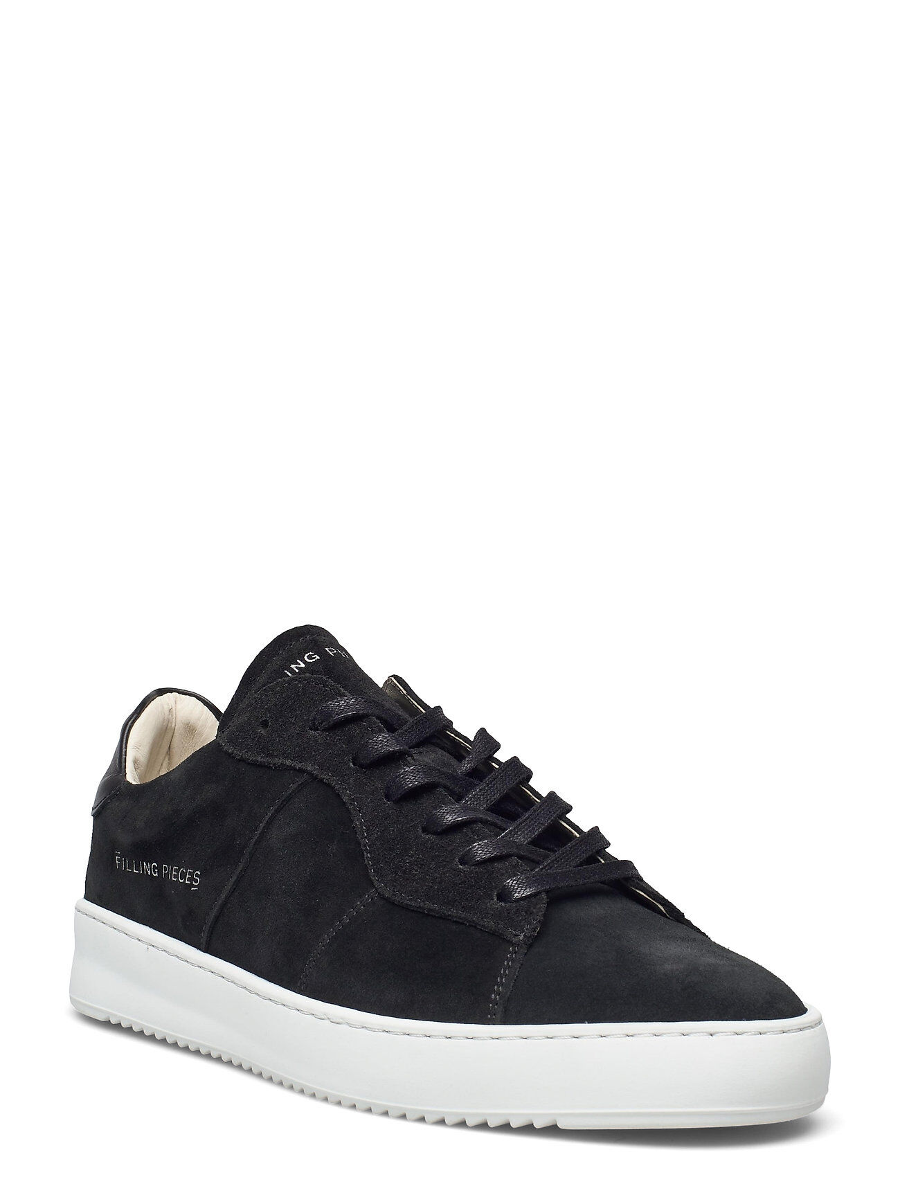 Filling Pieces Court Ripple Suede Lave Sneakers Svart Filling Pieces