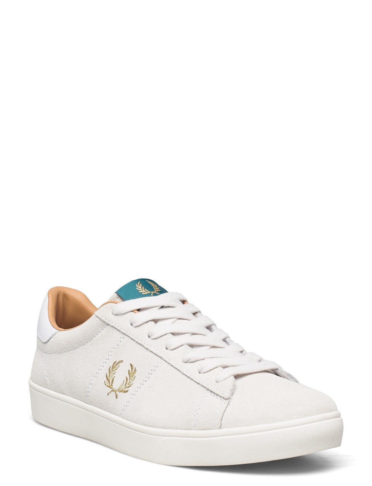 Fred Perry Spencer Suede Lave Sneakers Hvit Fred Perry