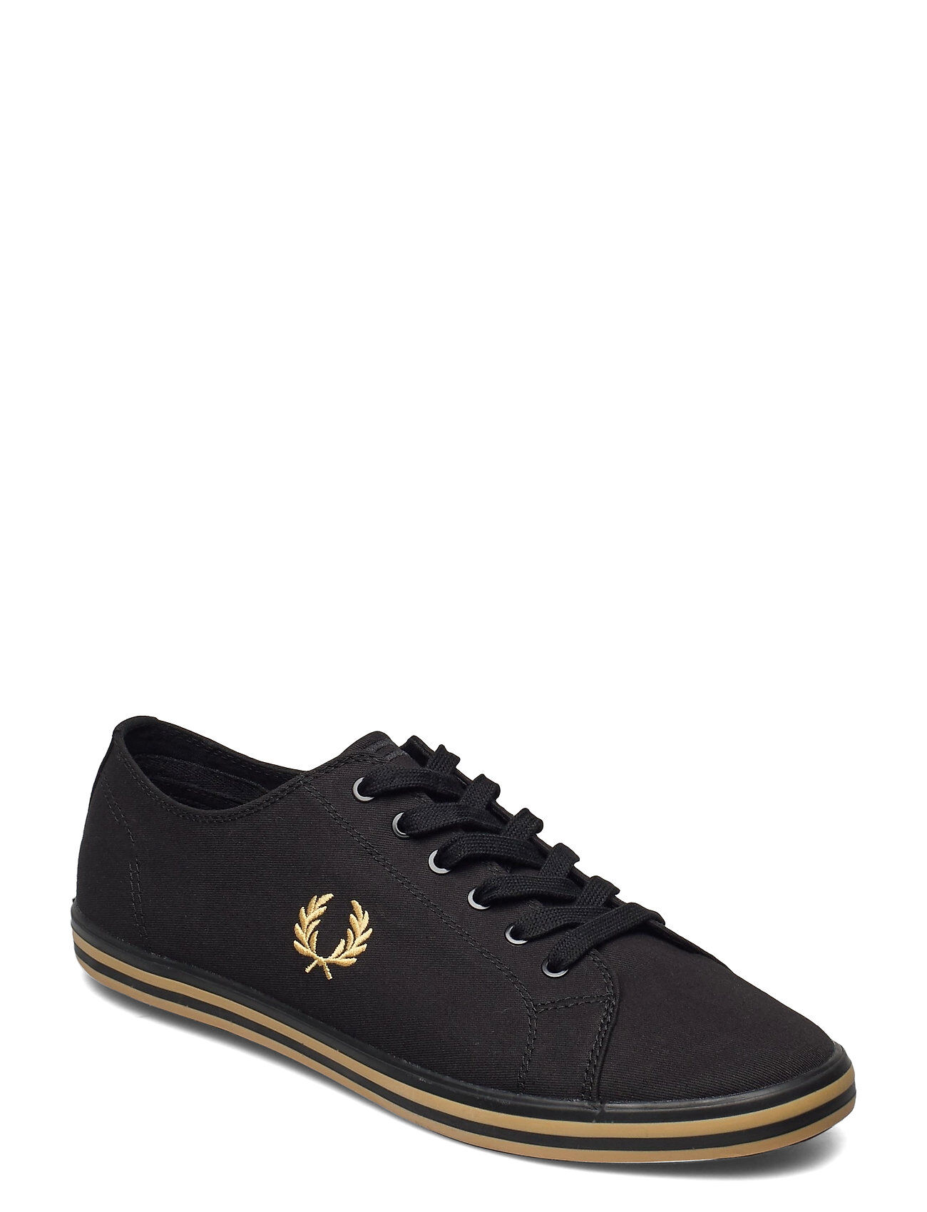 Fred Perry Kingston Twill Lave Sneakers Svart Fred Perry
