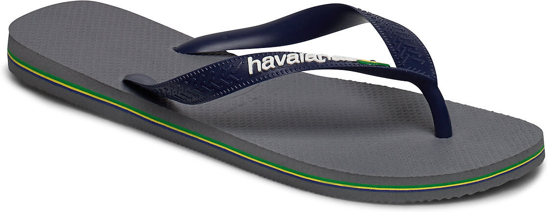 Havaianas Hav Brazil Logo Shoes Summer Shoes Flip Flops Blå Havaianas