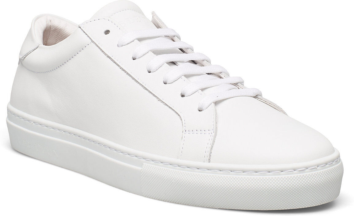 Les Deux Theodor Leather Sneaker Lave Sneakers Hvit Les Deux