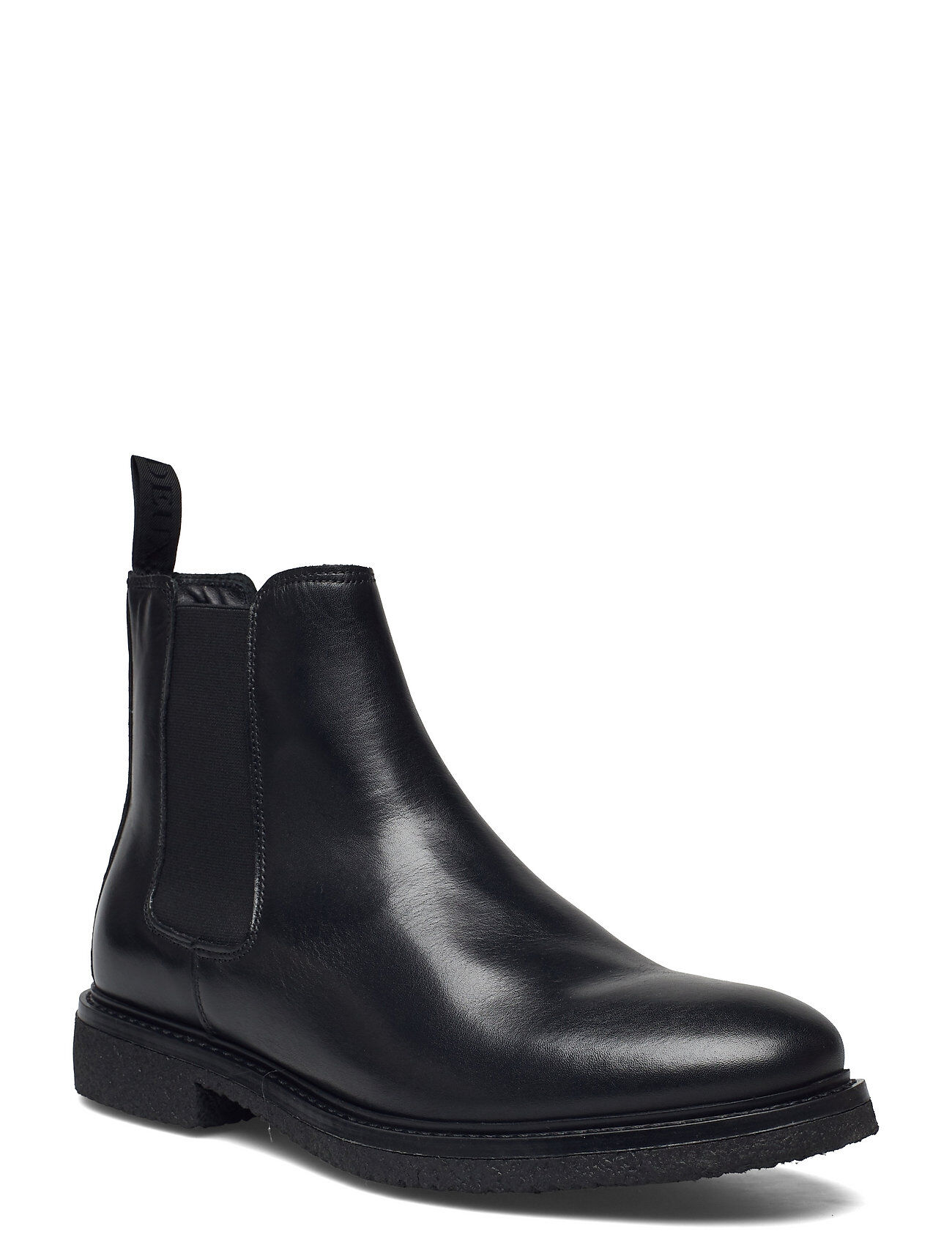 Les Deux Tate Crepe Chelsea Boot Støvletter Chelsea Boot Svart Les Deux