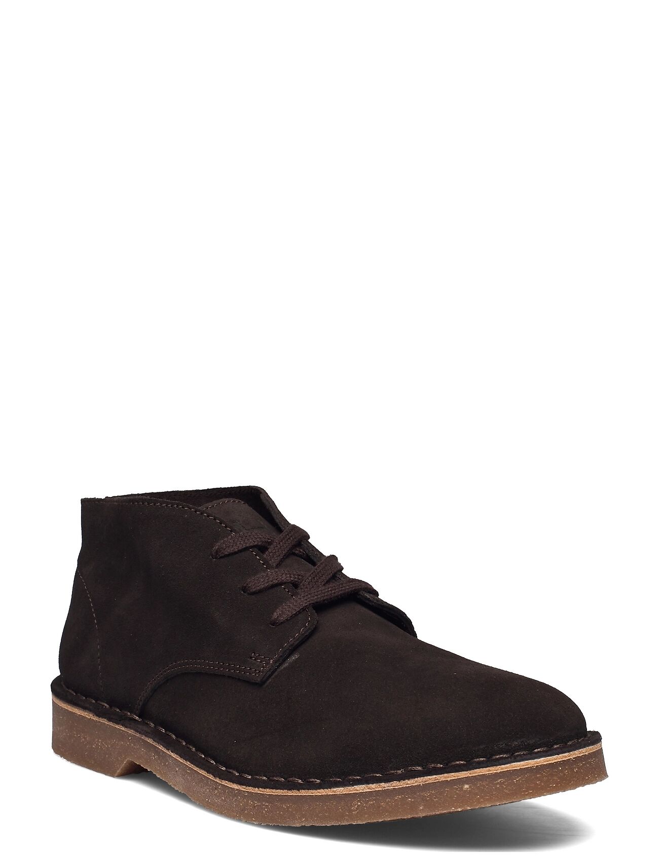 Selected Homme Slhriga Light Suede Desertoot Semskede Boots Snøresko Brun Selected Homme