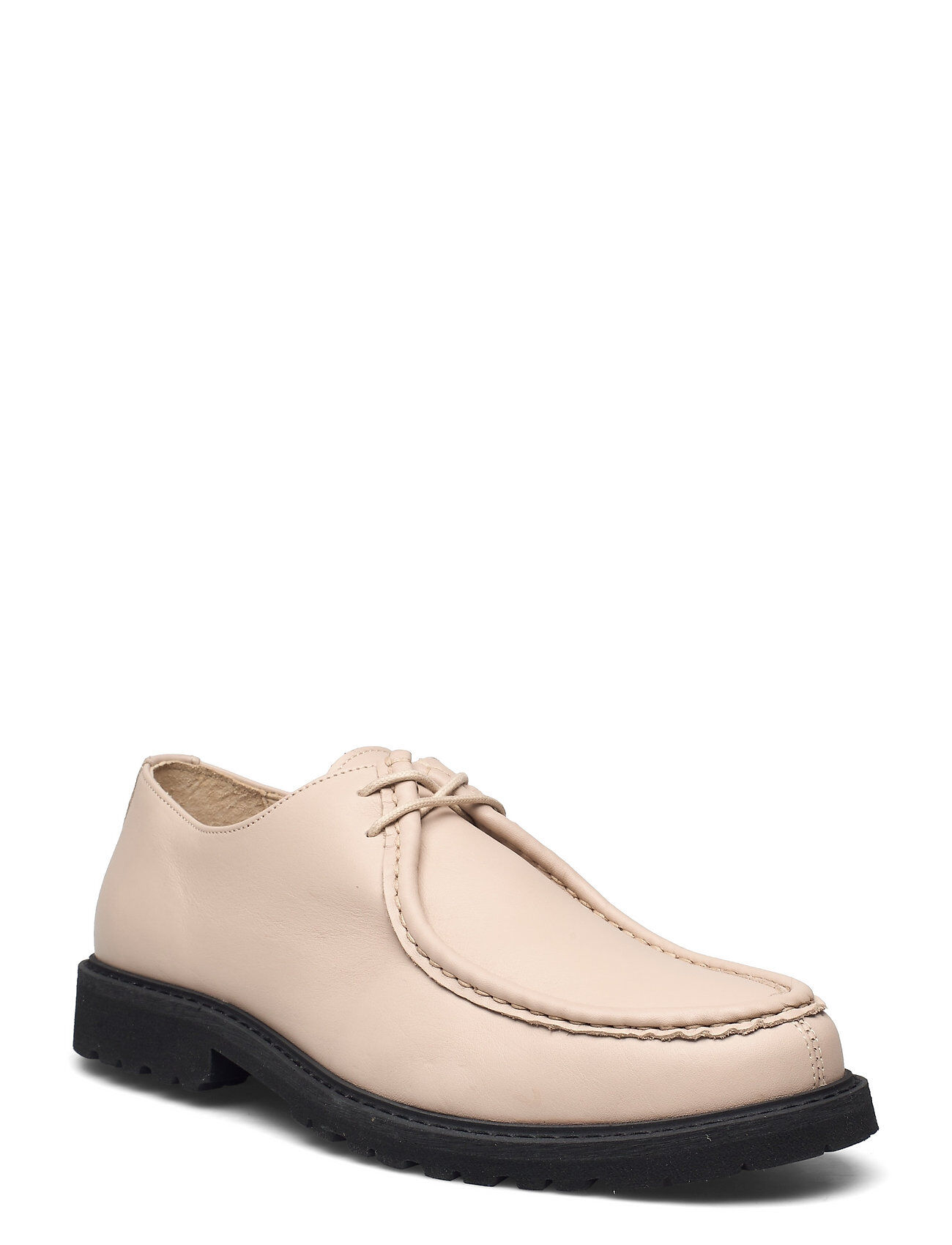 Selected Homme Slhdaniel Leather Moc-Toe Shoe B Mokasiner Lave Sko Rosa Selected Homme