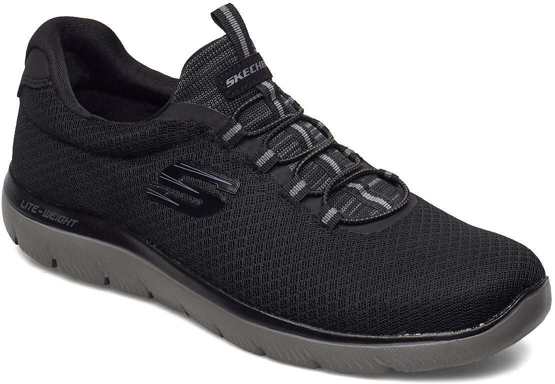 Skechers Mens Summits Lave Sneakers Svart Skechers