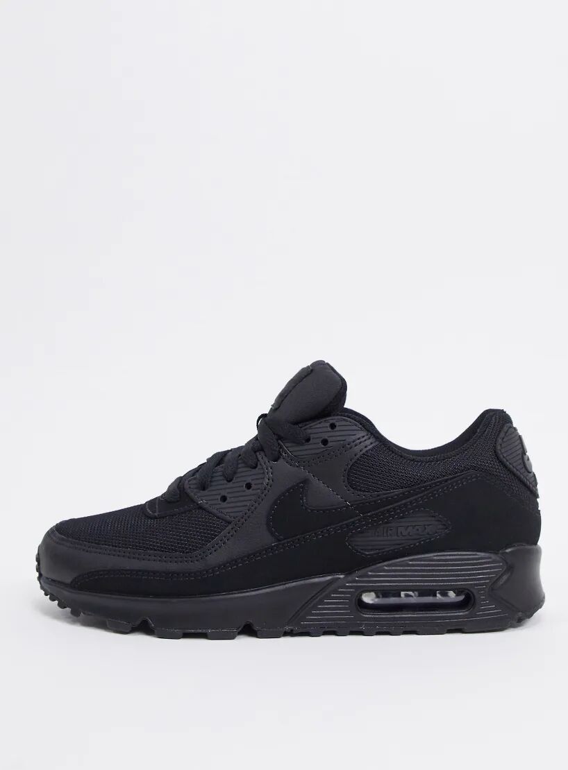 Nike Air Max 90 Recraft trainers in triple black  Black