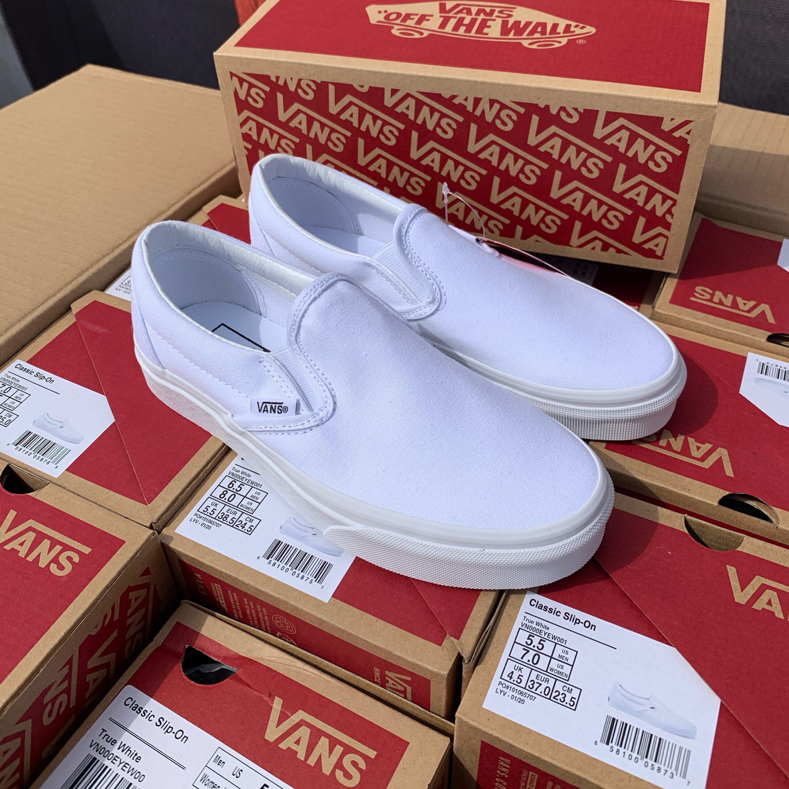 Merker VANS Vans - Classic Slip-On True White 38