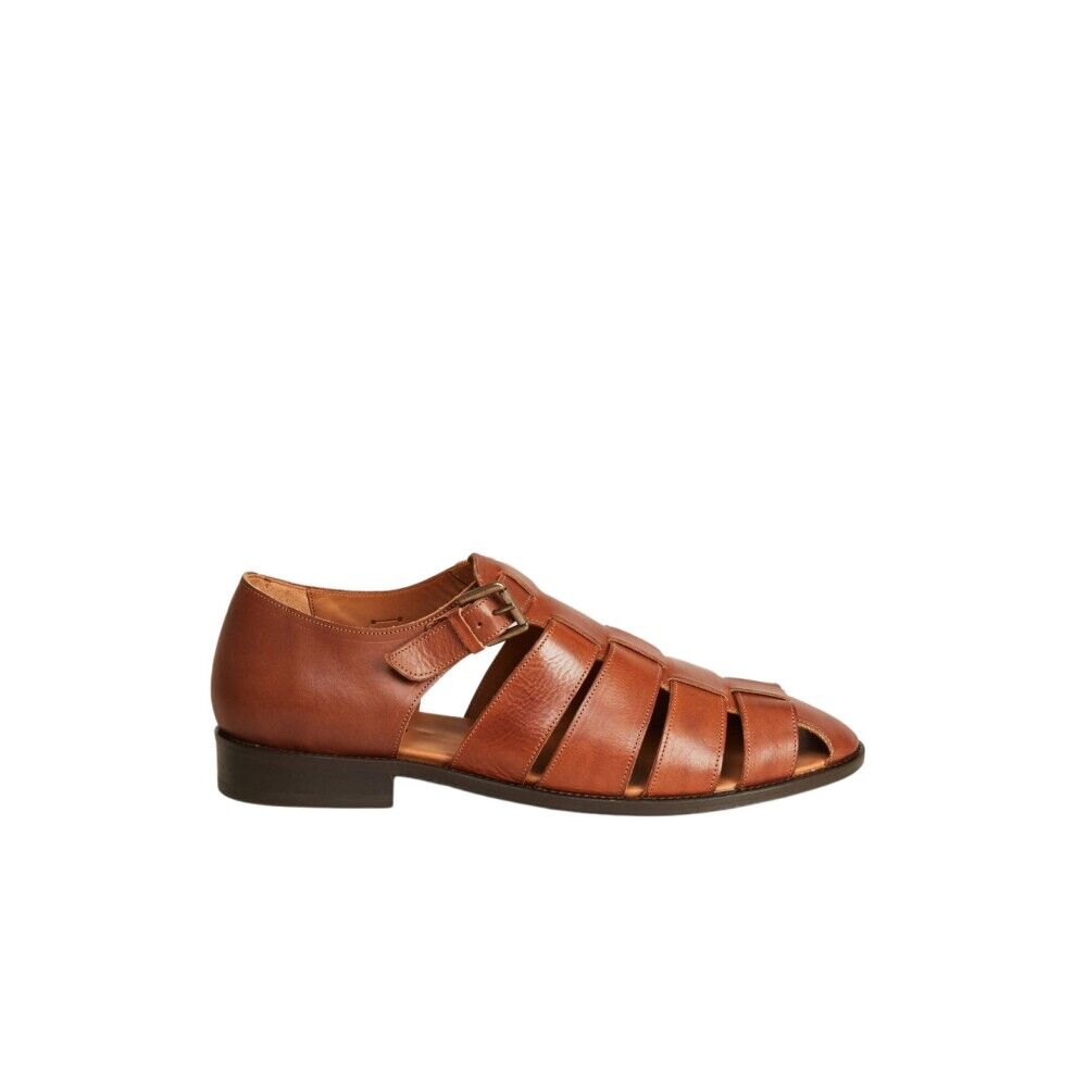 Anthology Paris Patras leather sandals Brun Male