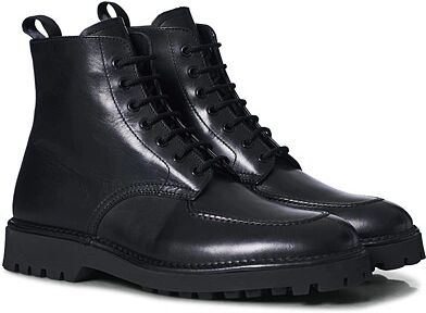 Kenzo K Mount Lace Up Boots Black Calf