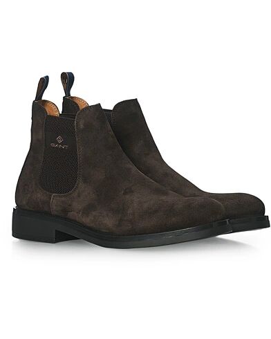 GANT Brookly Suede Chelsea Boot Dark Brown