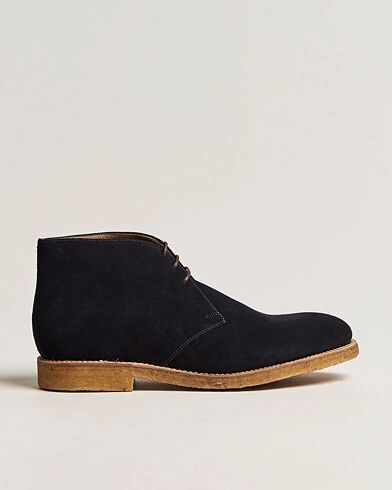 Loake 1880 Rivington Suede Crepe Sole Chukka Navy