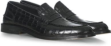 VINNY's Romeo Loafer Black Croc